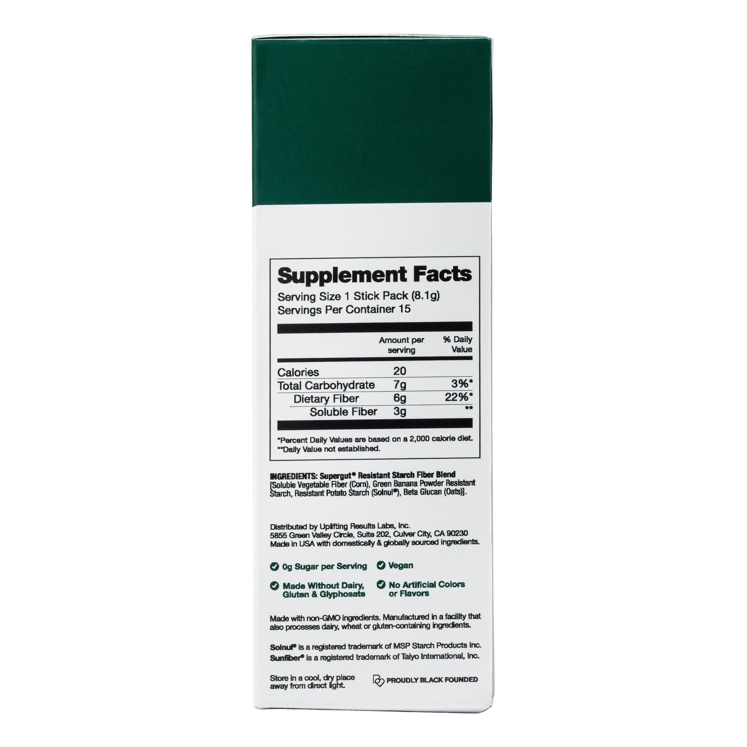 GLP-1 Daily Support Prebiotic Fiber - Unflavored - 0.3 oz. (15 Servings)